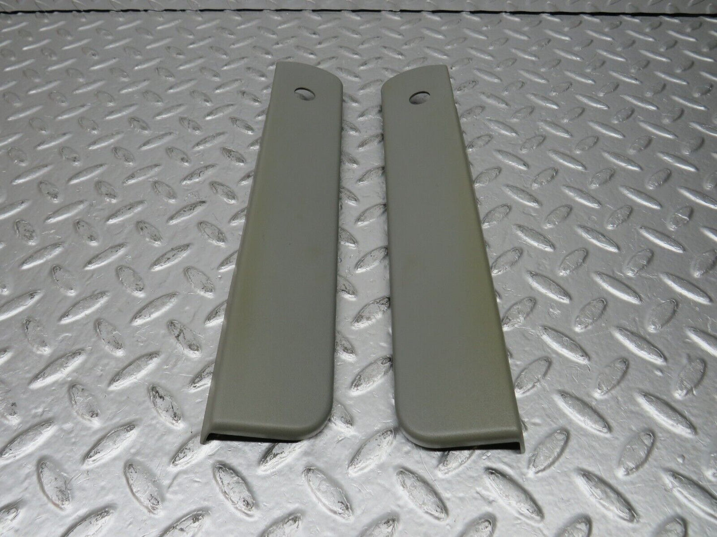 32366 Mercedes-Benz S124 300TE Rear Seat Hinge Cover Trim Pair 1249240243