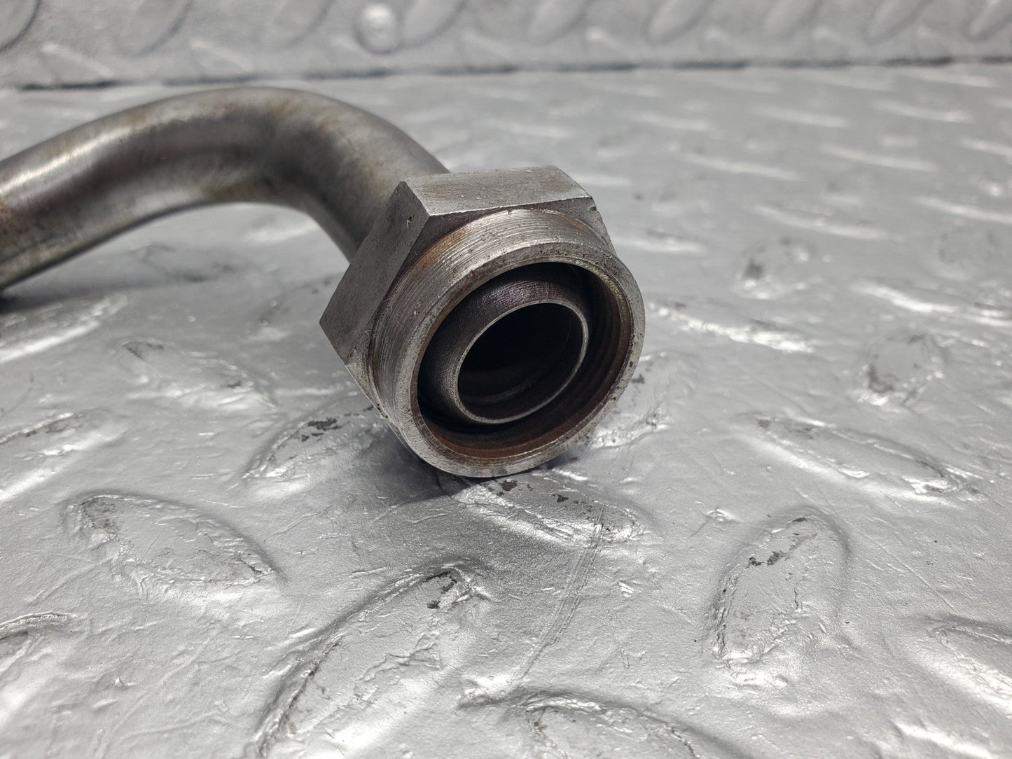 W112 thermostat housing coolant pipe used OEM