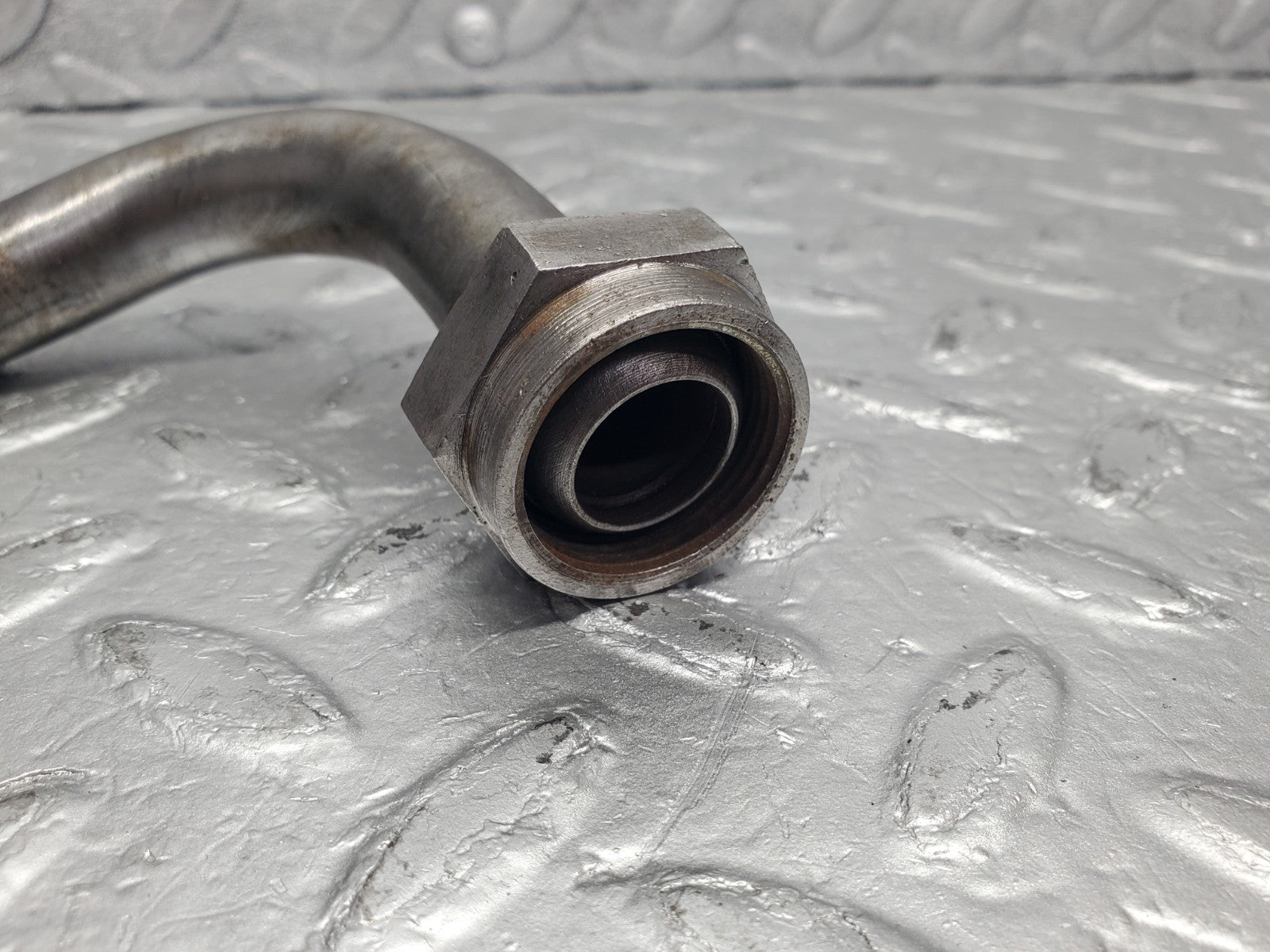 W112 thermostat housing coolant pipe used OEM