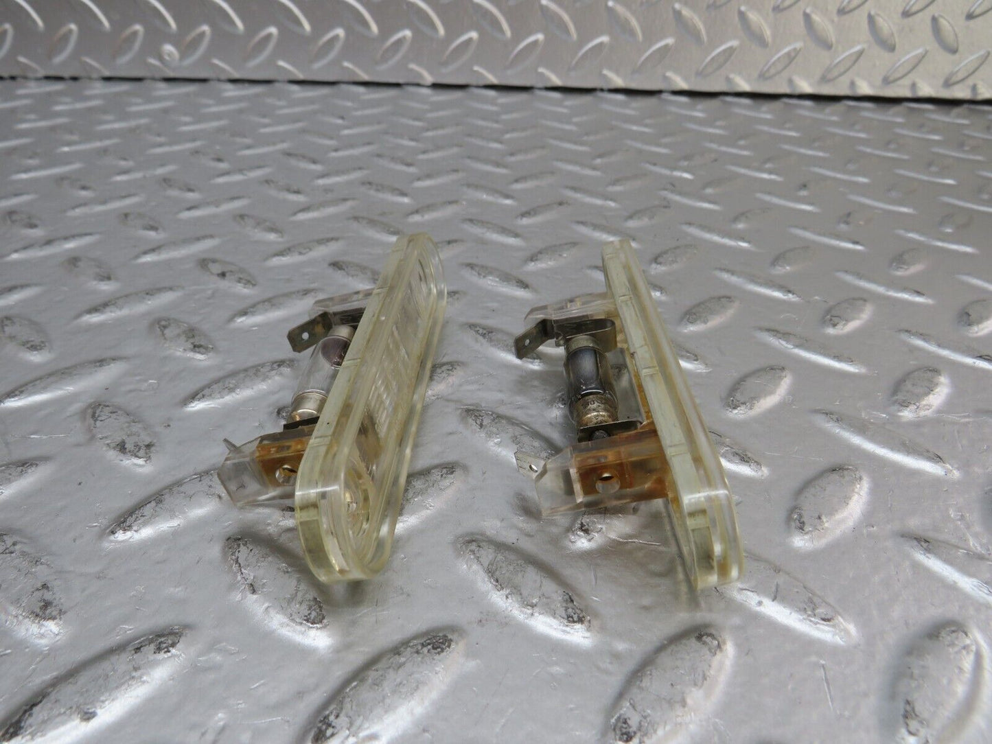 25353 Mercedes-Benz W201 190D number Plate Lights Pair 1248200256