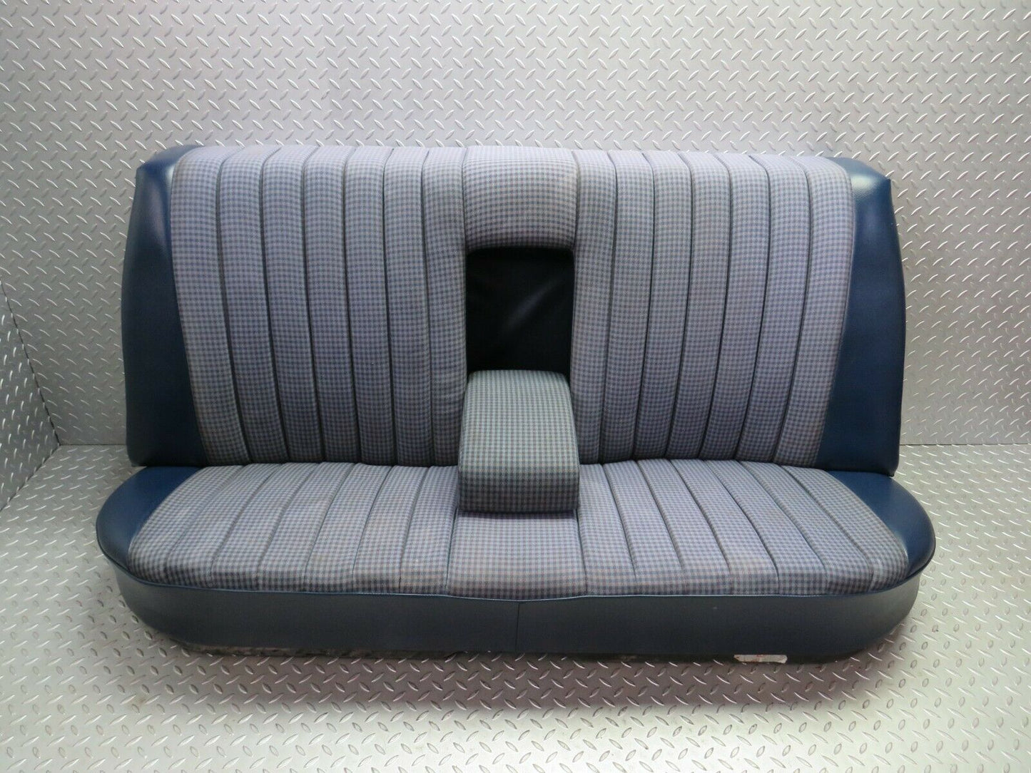 23276 Mercedes-Benz W116 350SE Rear Seat Half Leather Blue 1169240316