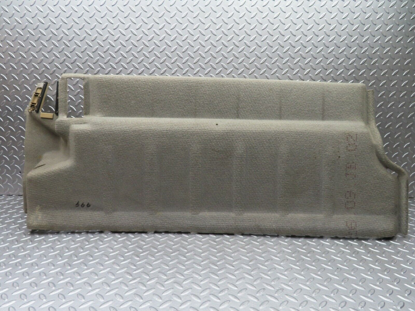 20009 Mercedes-Benz R129 300SL Coupe Trunk Carpet Fuel Tank Cover Cream