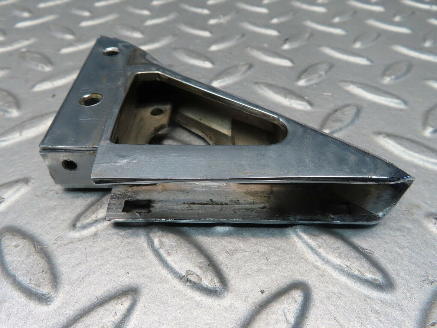 11678 Mercedes-Benz R107 450SL Coupe Left Wing Mirror Triangle Chrome Bracket