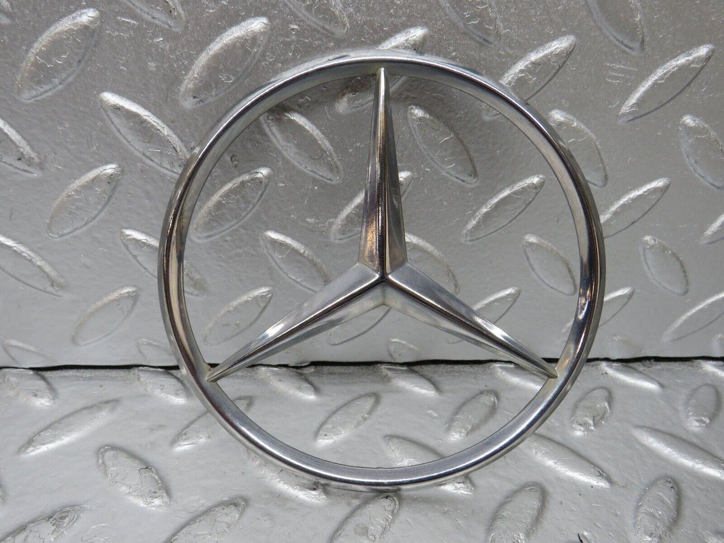 34355 Mercedes-Benz C126 380SEC Coupe Trunk Boot Lid Emblem  1267580058