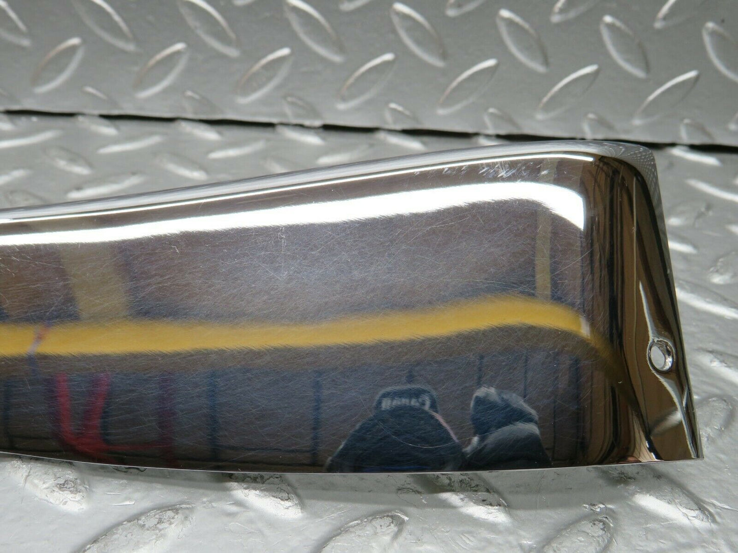 22743 Mercedes-Benz C107 450SLC Coupe Door Moulding Trim Chrome Right Side