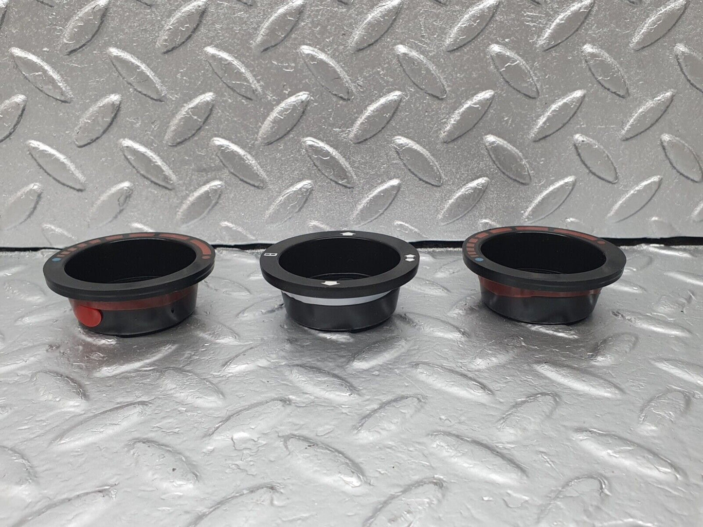 42994 Mercedes-Benz W201 190 Heater Control Knob Surround Trim Set