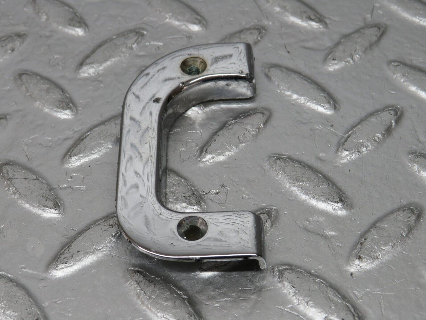 31001 Mercedes-Benz W123 200D Right Interior Chrome Door Latch Trim 1237230224
