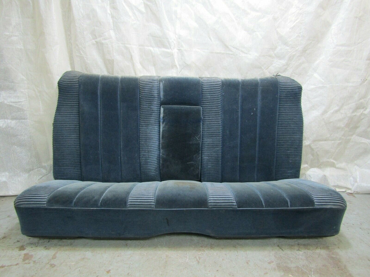 3257 Mercedes-Benz C107 350SLC Coupe Rear Seat Blue Fabric 1079240216