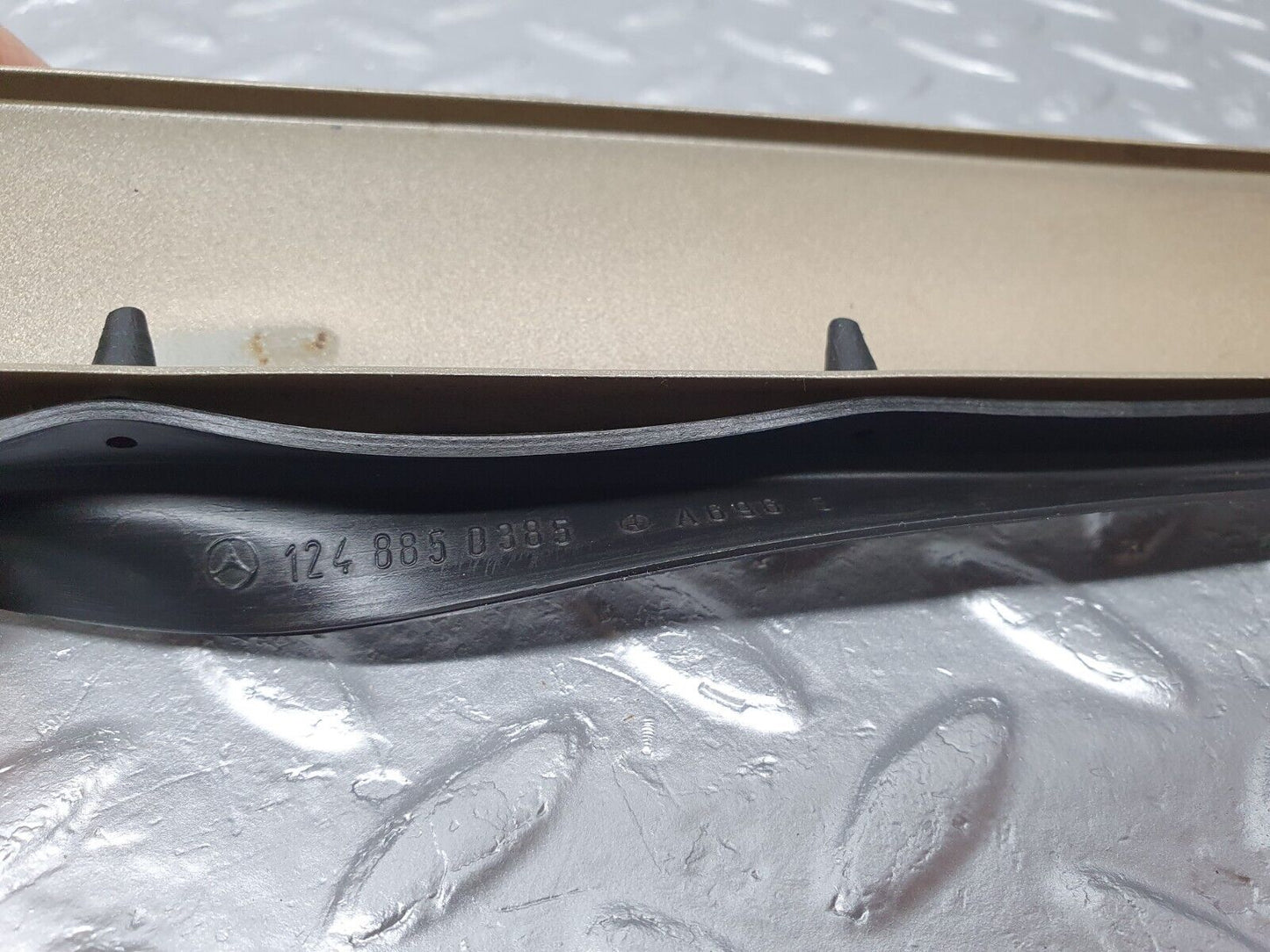 41486 Mercedes-Benz W124 200E Under Headlight Trim Right Side 1248850385
