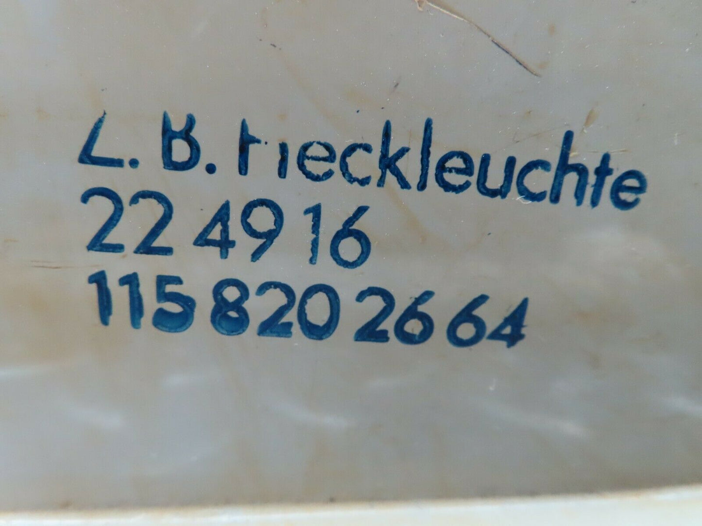 8849 Mercedes-Benz W115 Rear Right Tail Light Cover Bulb Holder 1158202664