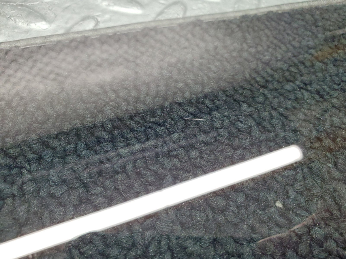 W201 Baby Benz rear right door window glass used OEM