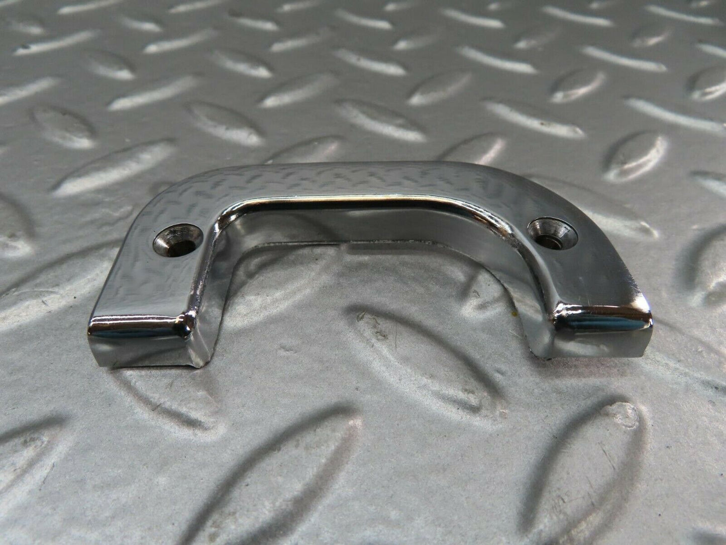 15226 Mercedes-Benz W123 230E Right Interior Chrome Door Latch Trim 1237230224