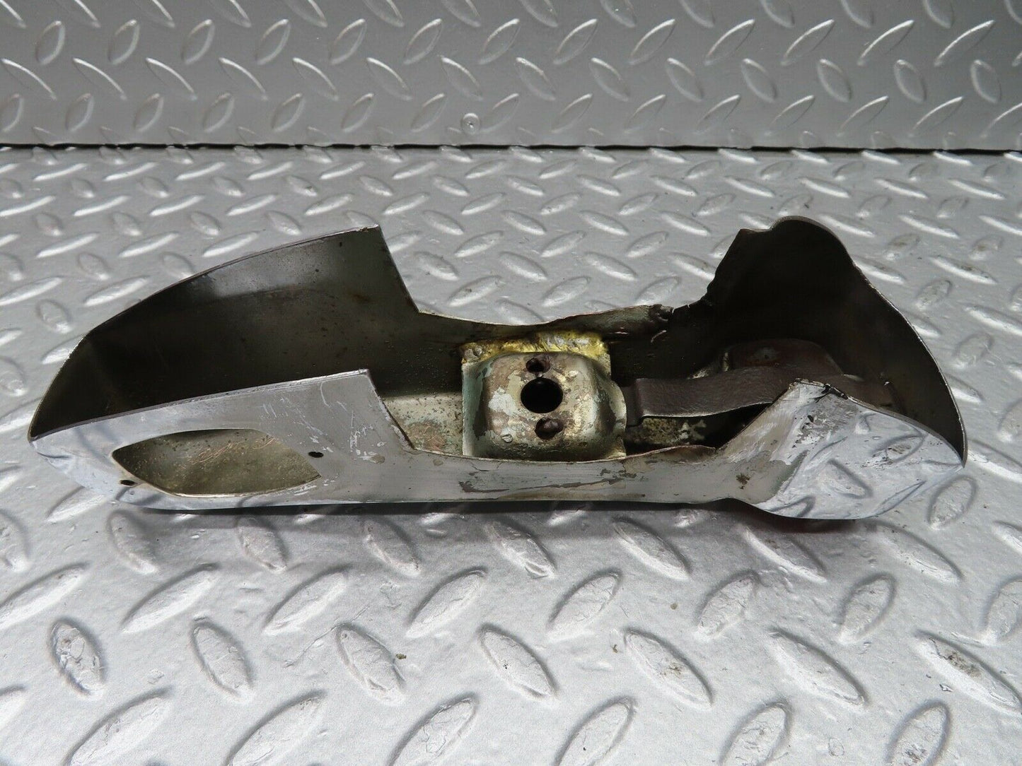 19795 Mercedes-Benz W121 190b Ponton Rear Bumper Chrome Overriders Pair