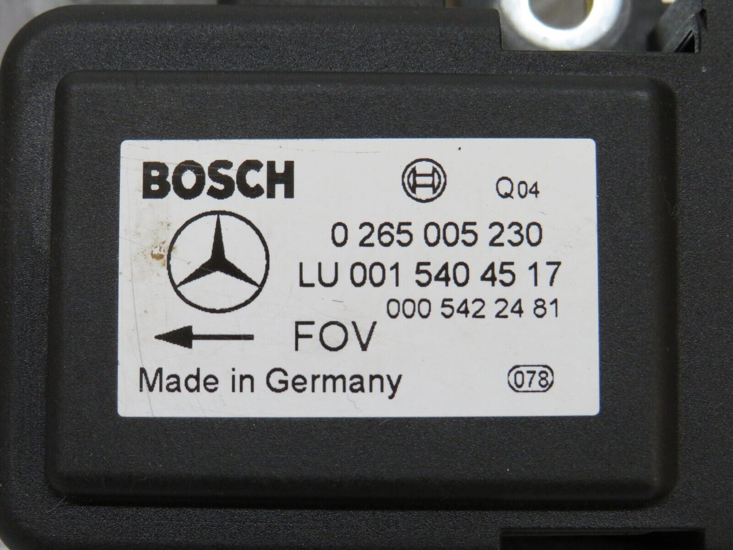 34886 Mercedes-Benz W210 320E ESP Yaw Rate Sensor Bosch 0015404517 0005422481