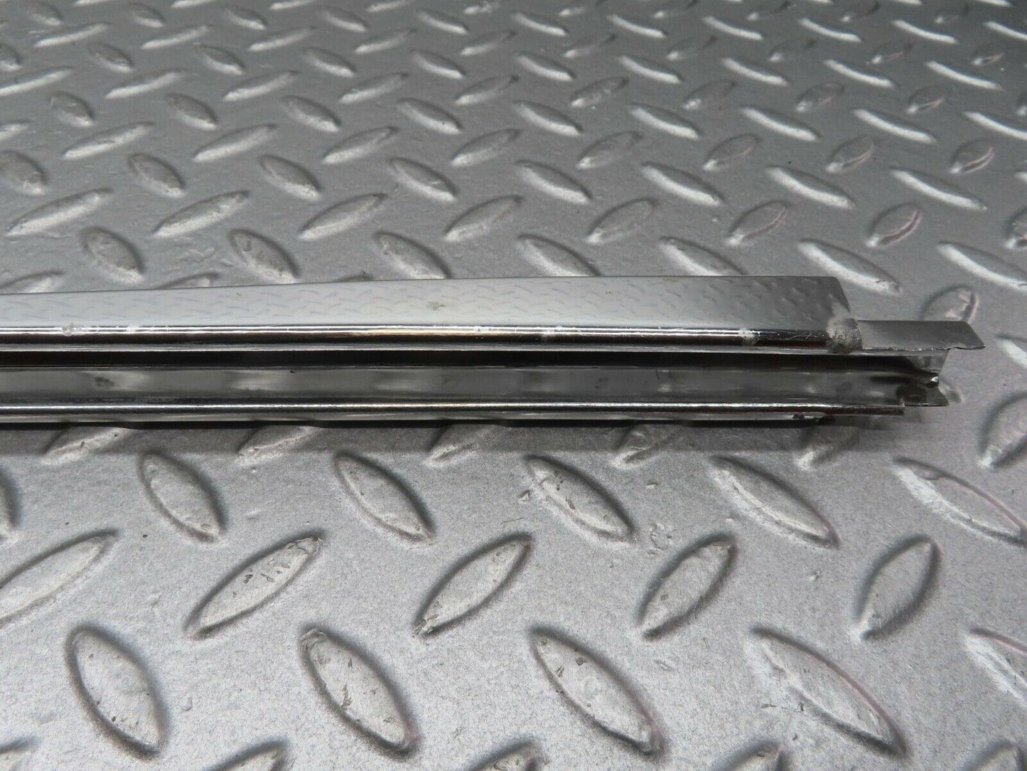 13193 Mercedes-Benz W111 220S Rear Left Door Front Chrome Window Channel