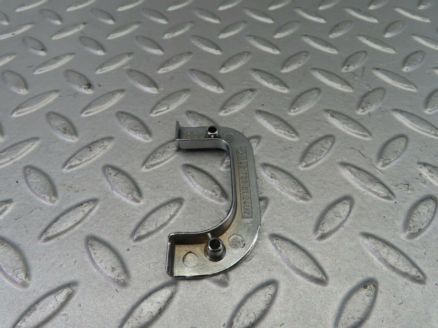 7617 Mercedes-Benz S123 230TE Wagon Left Chrome Door Latch Trim 1237230124