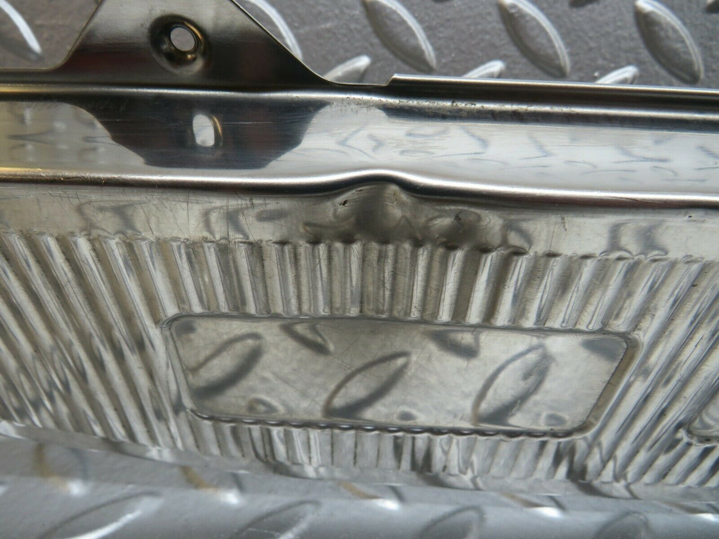 24412 Mercedes-Benz S124 220TE Wagon Trunk Edge Chrome Moulding 1246980089