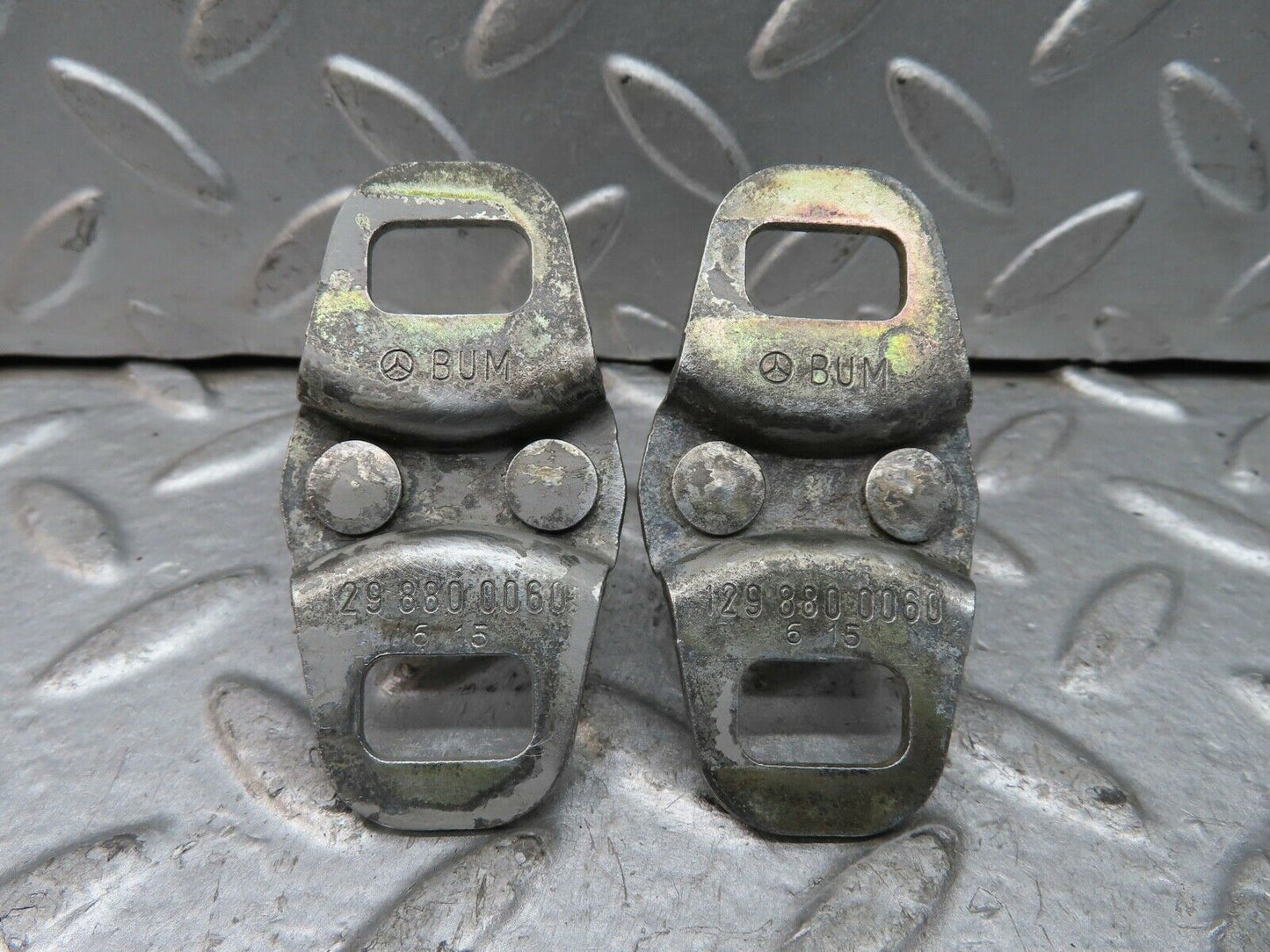 19459 Mercedes-Benz C140 CL420 Coupe Bonnet Lock Latch Pair 1298800060