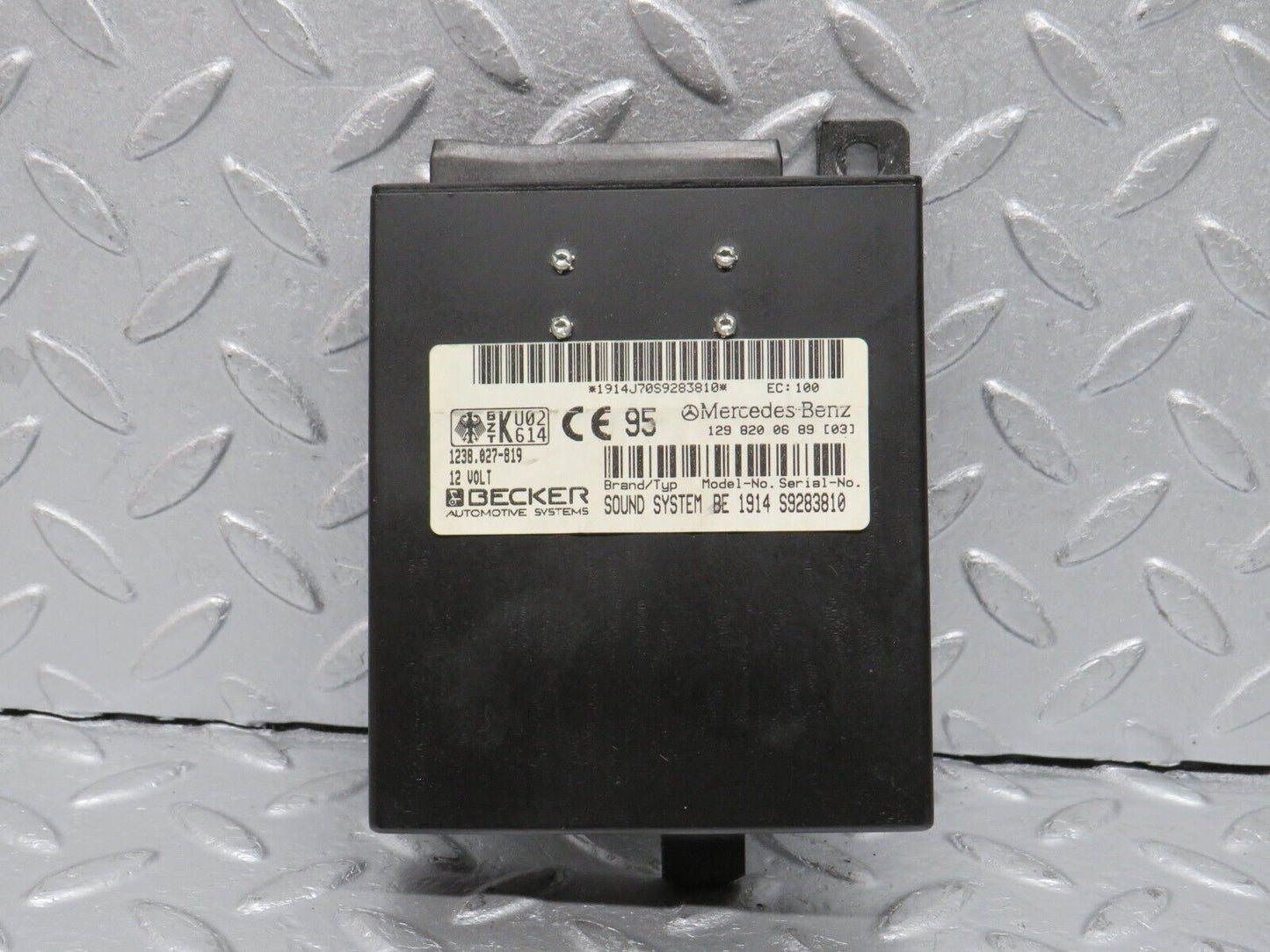 39559 Mercedes-Benz R129 320SL Coupe Audio Amplifier Control Unit Module 1298200689