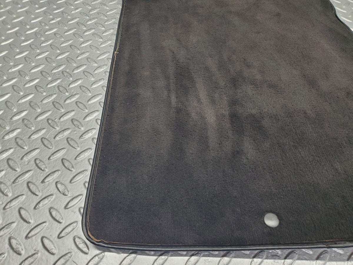 W201 Baby Benz front left floor carpet black used OEM