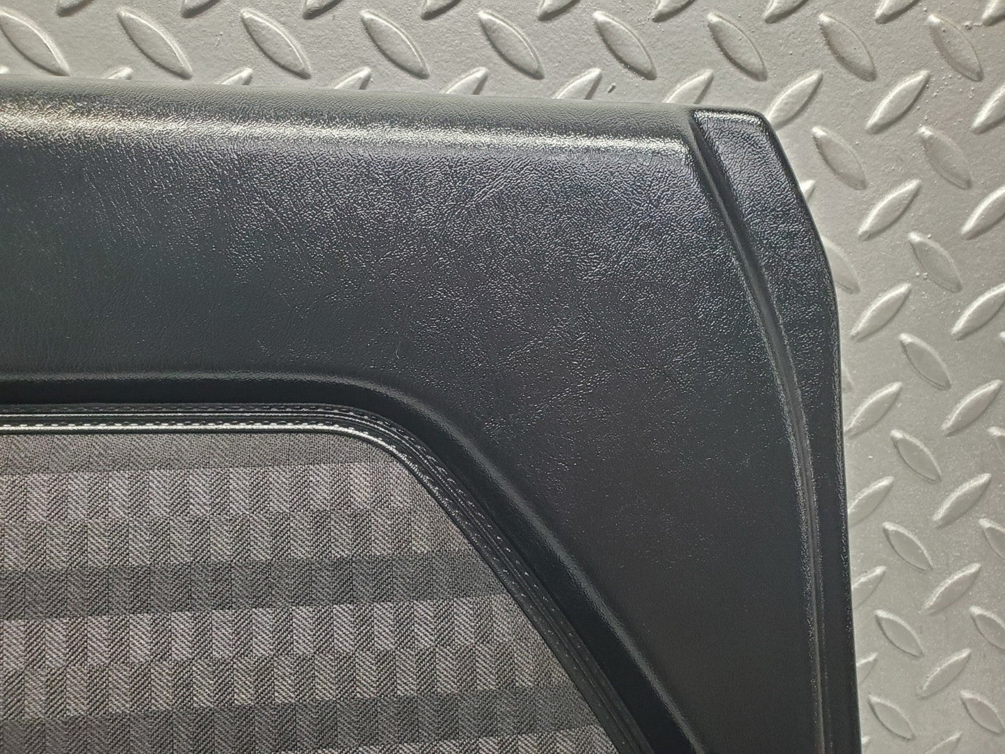 W201 Baby Benz front left door card black used OEM