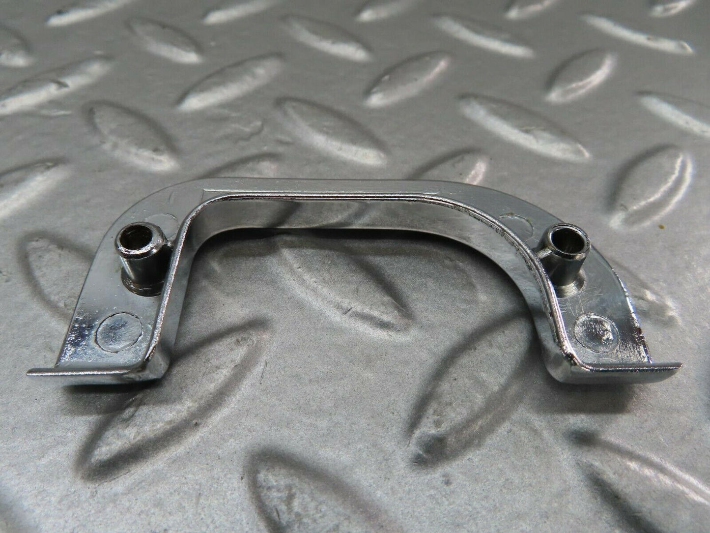 15229 Mercedes-Benz W123 230E Left Interior Chrome Door Latch Trim 1237230124