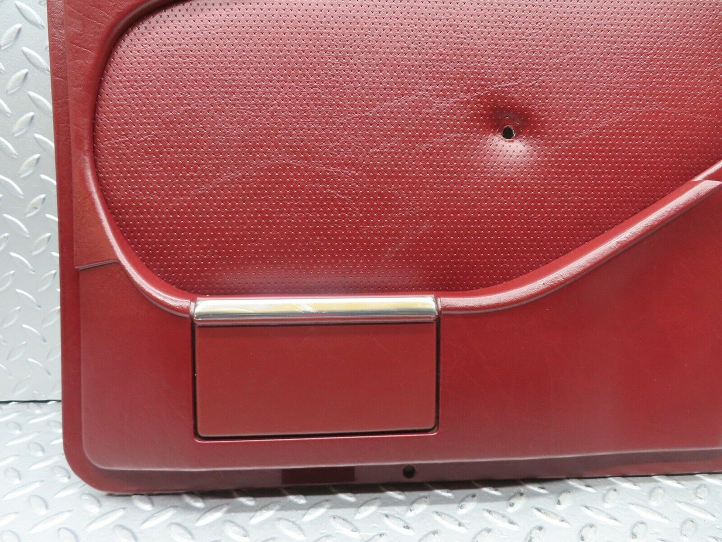 21457 Mercedes-Benz W126 300SE Rear Right Door Card Burgundy Red 1267370270