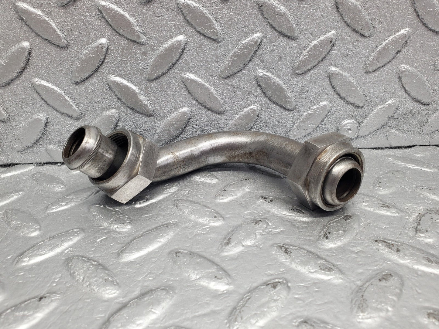 W112 thermostat housing coolant pipe used OEM