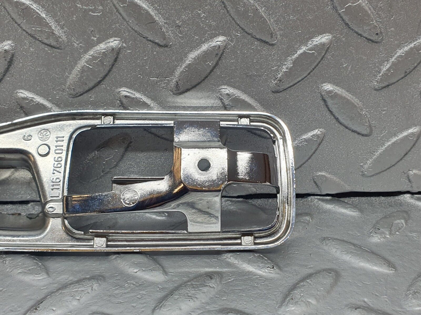 43968 Mercedes-Benz C123 230CE Coupe Chrome Frame For Door Opener Left 1167660111