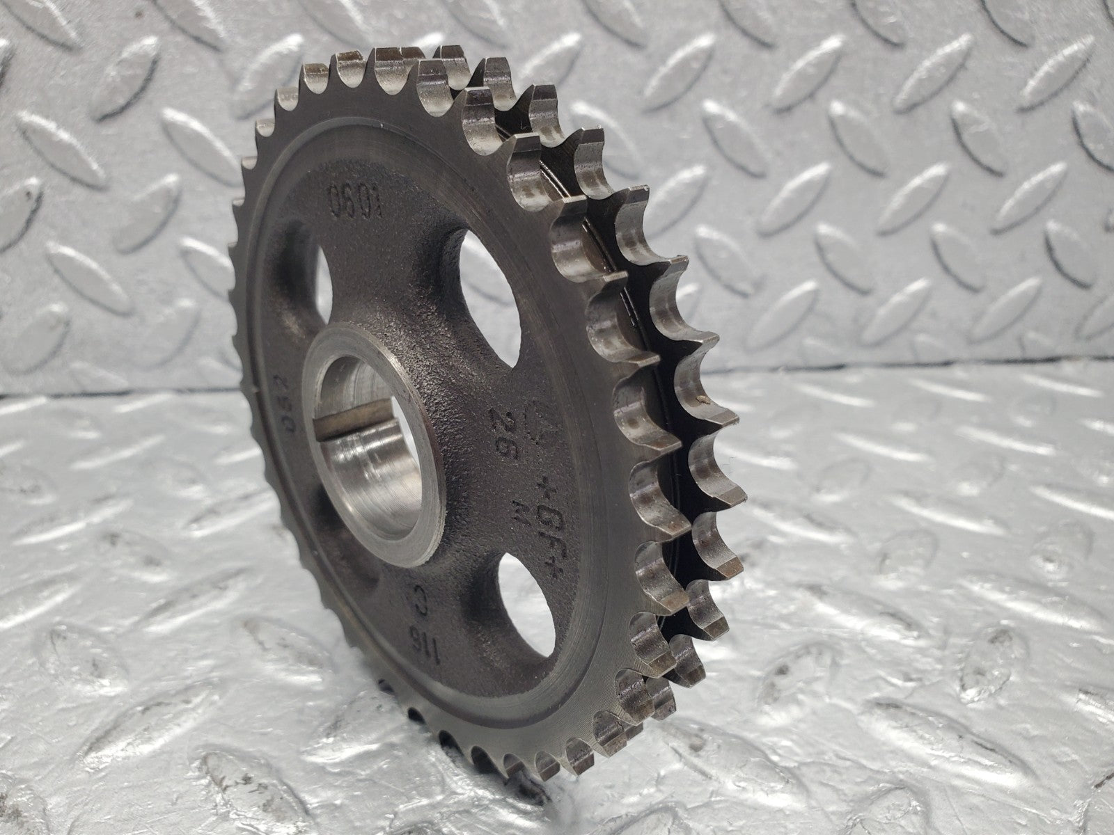 W126 Coupe camshaft timing gear used OEM