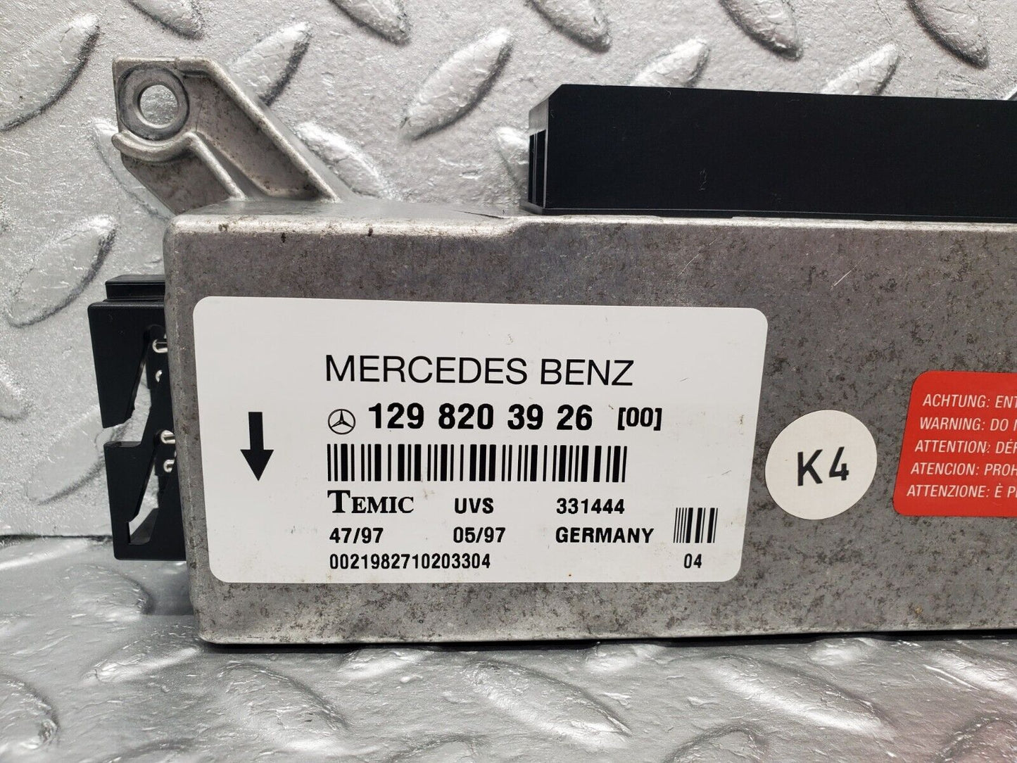 46820 Mercedes-Benz R129 320SL Coupe Roof Control Unit Module 1298203926