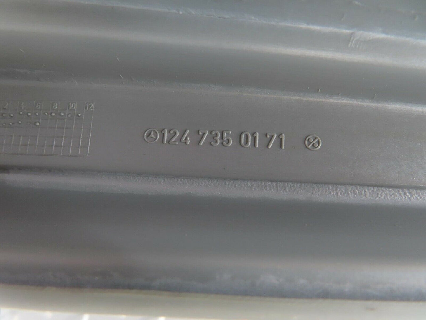 16377 Mercedes-Benz W124 260E Rear Left Door Window Frame Trim Cover