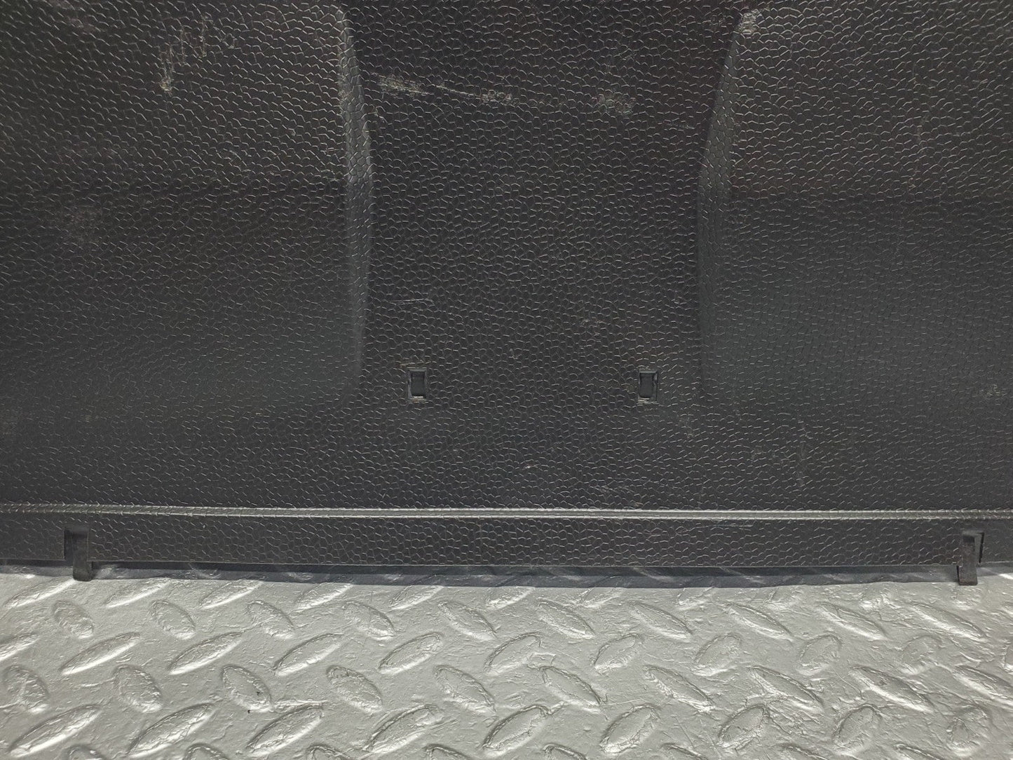 W201 Baby Benz trunk lock trim panel used OEM
