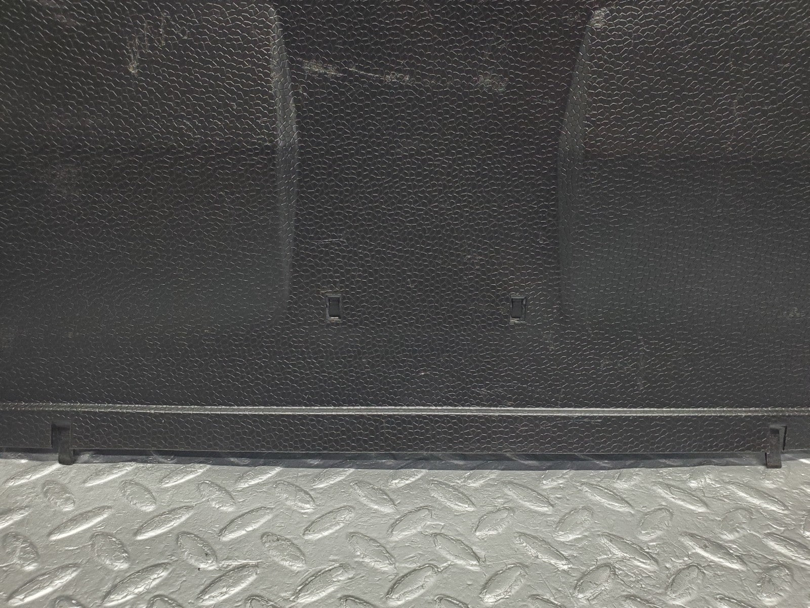 W201 Baby Benz trunk lock trim panel used OEM