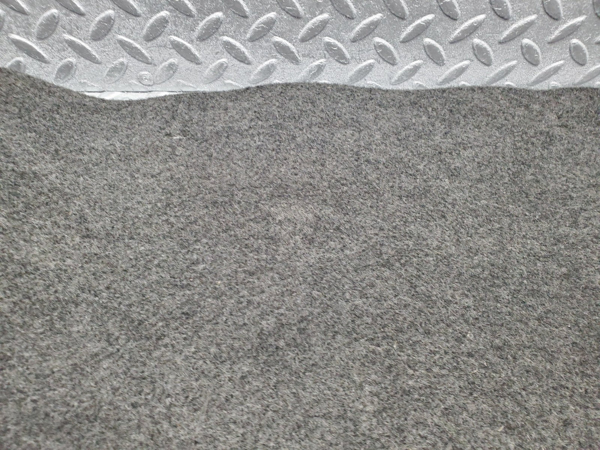 W201 Baby Benz fuel tank cover carpet grey used OEM