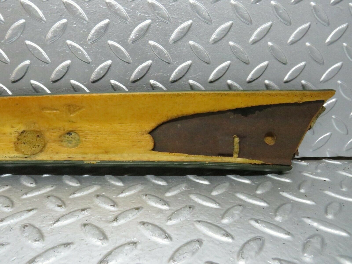23703 Mercedes-Benz W123 A Pillar Cover Trim Right Side Green