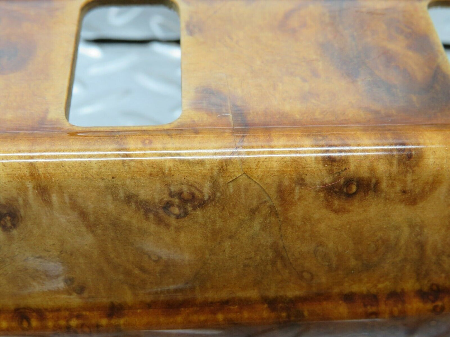 22423 Mercedes-Benz C124 E220 Coupe Heater Control Panel Wood Trim 1246830275