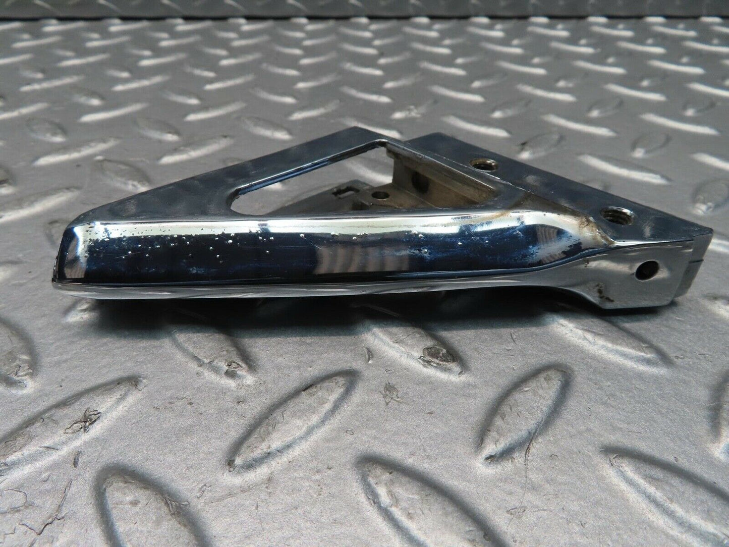 11678 Mercedes-Benz R107 450SL Coupe Left Wing Mirror Triangle Chrome Bracket