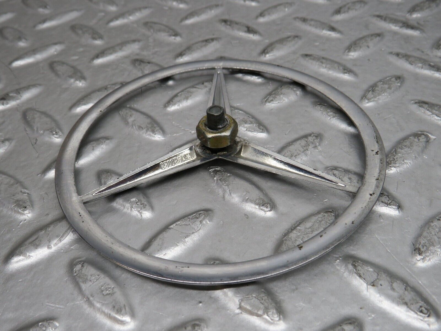 29706 Mercedes-Benz W123 230E Trunk Boot Lid Emblem  1267580058