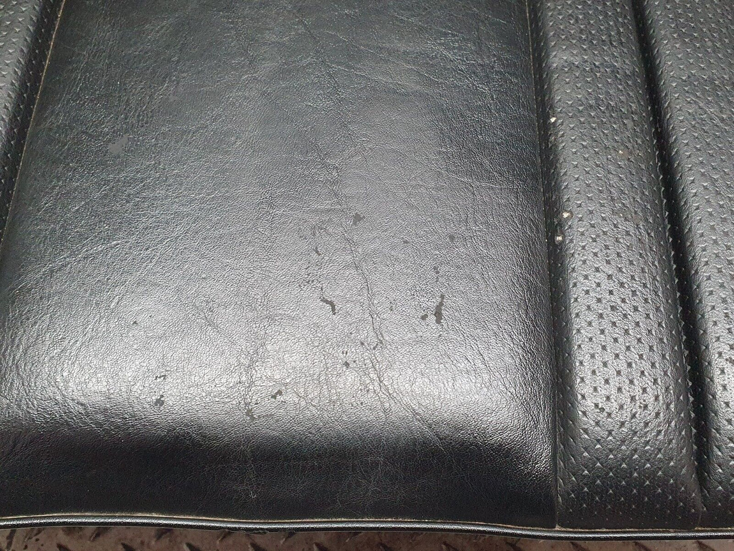 40811 Mercedes-Benz W123 300D Rear Seat Leather Black 1269201616