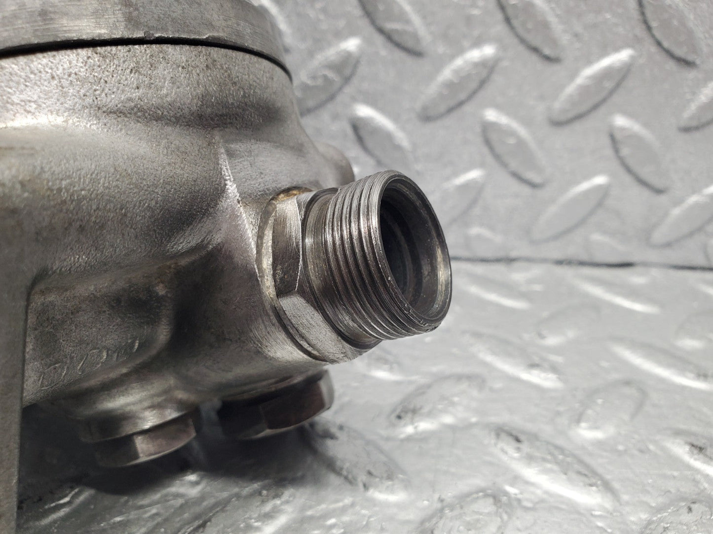 W112 oil filter housing used OEM