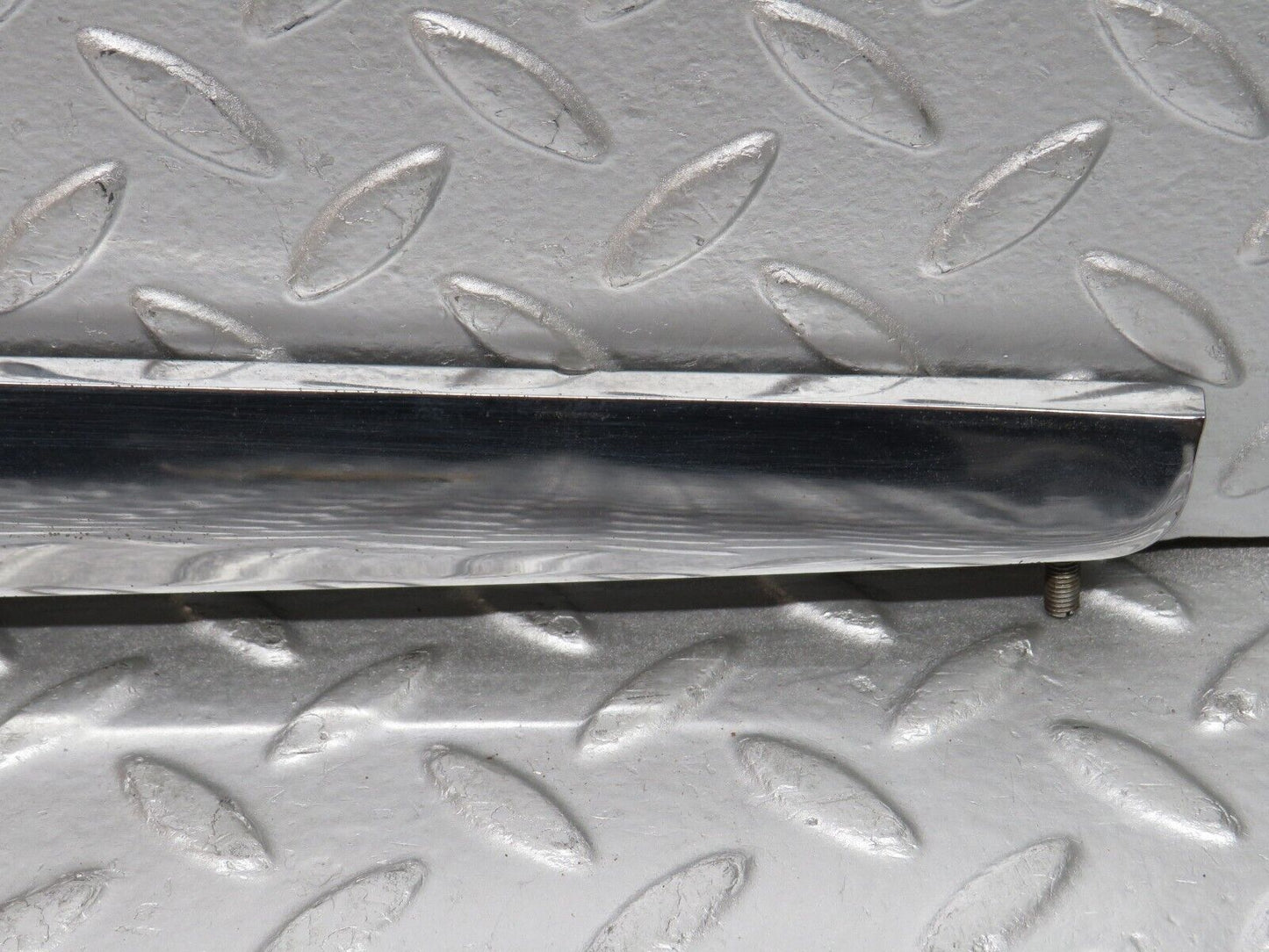 0664 Mercedes-Benz C107 350SLC Coupe Trunk Chrome Handle Moulding Left 1076901380