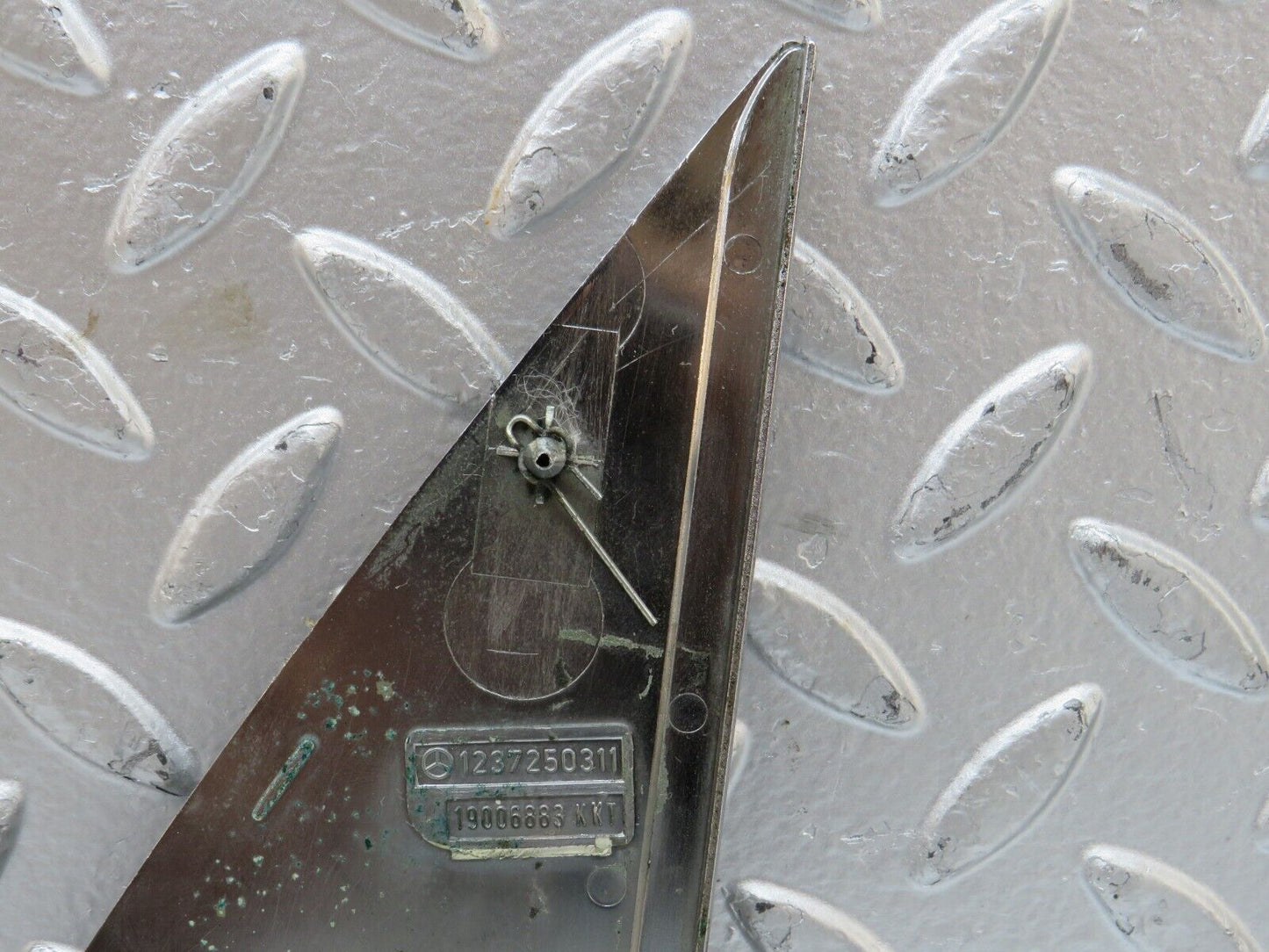 28355 Mercedes-Benz S123 240D Wagon Mirror Triangle Cover Left Side 1237250311