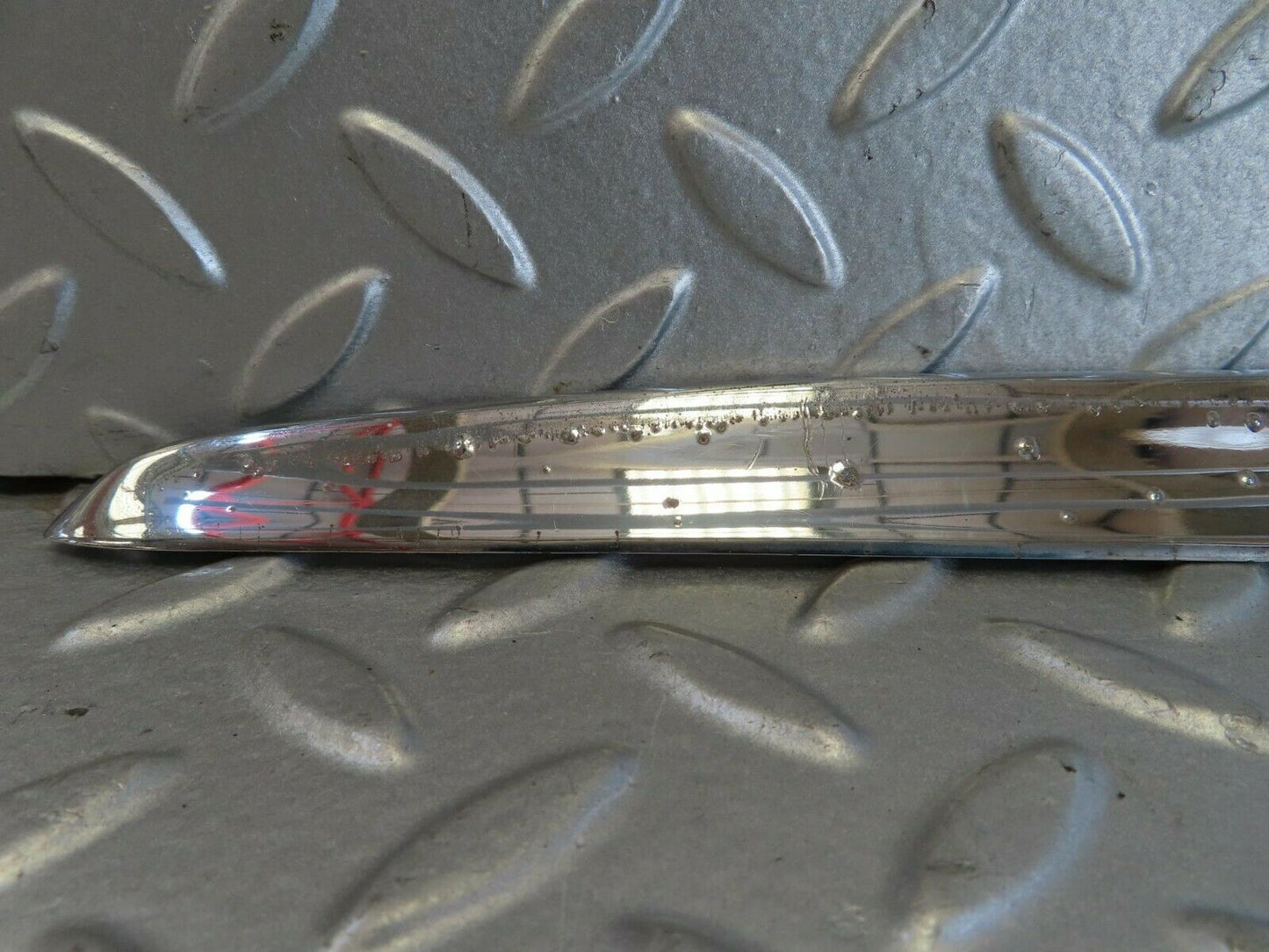 15718 Mercedes-Benz R107 450SL Trunk Chrome Handle Moulding 1077580202