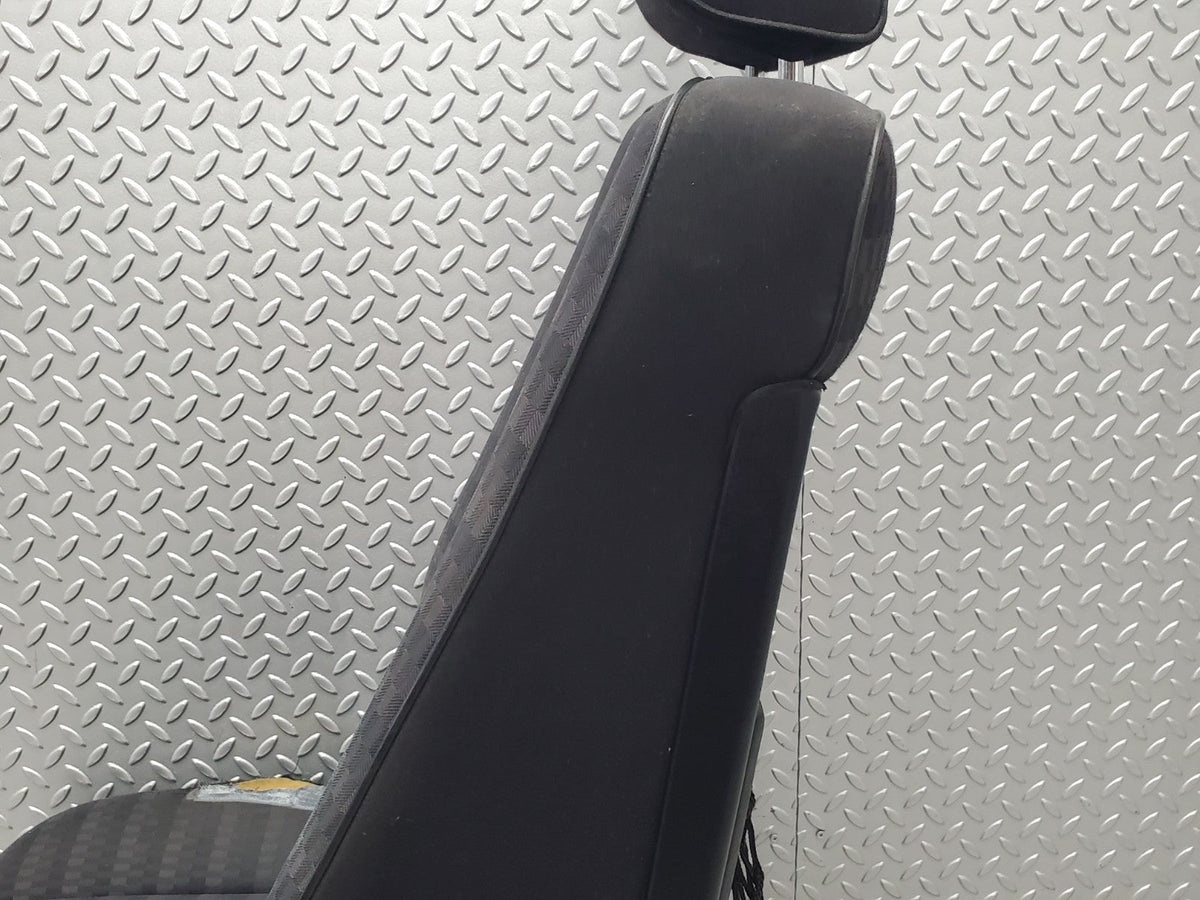 W201 Baby Benz front right driver seat black used OEM