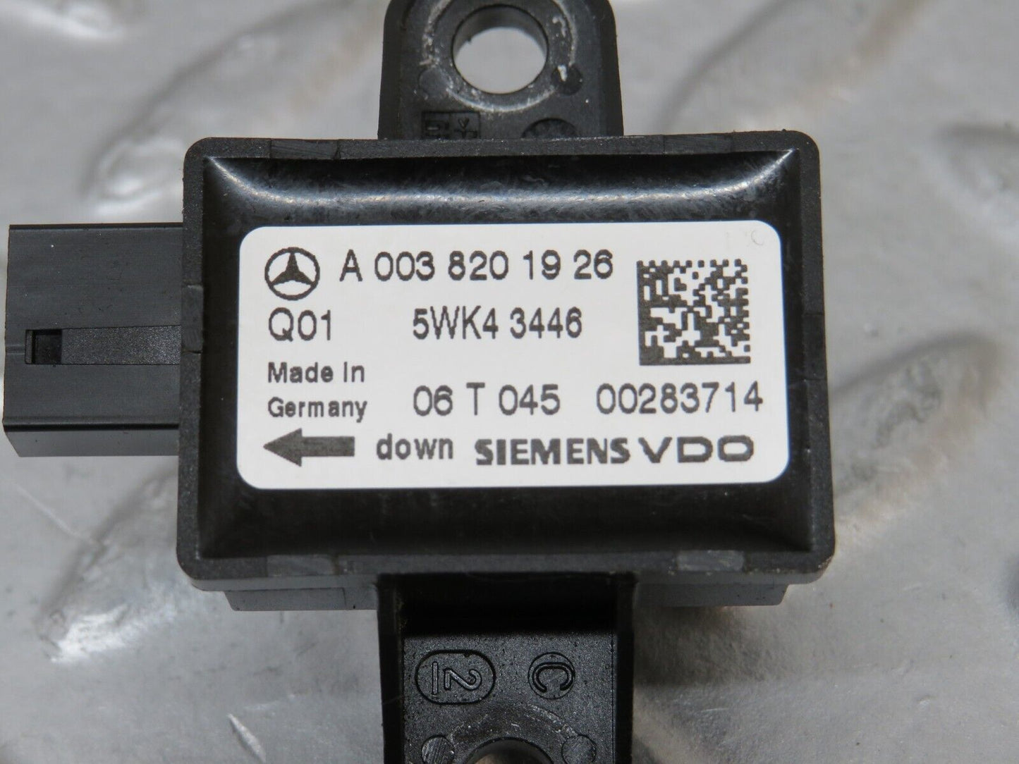 35175 Mercedes-Benz W221 Door Airbag Crash Sensor 0038201926
