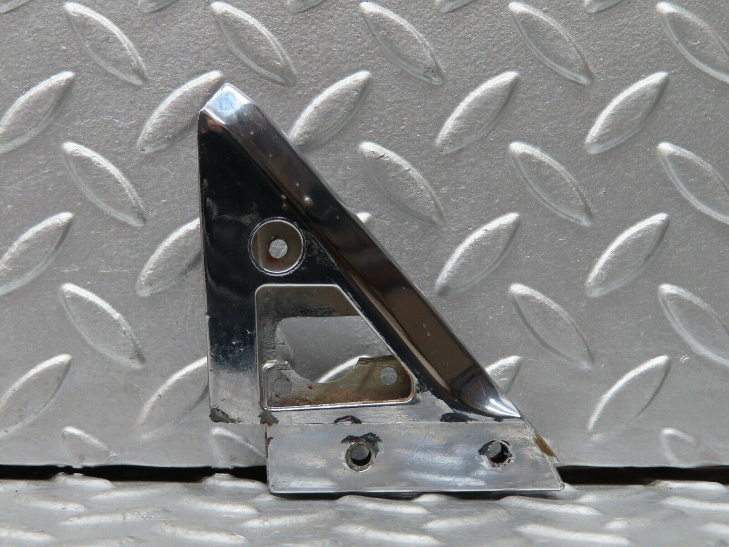 20508 Mercedes-Benz R107 450SL Right Wing Mirror Triangle Chrome Bracket