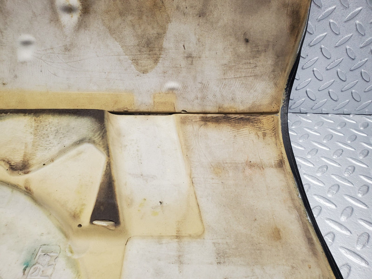 W201 Baby Benz front left floor carpet black used OEM