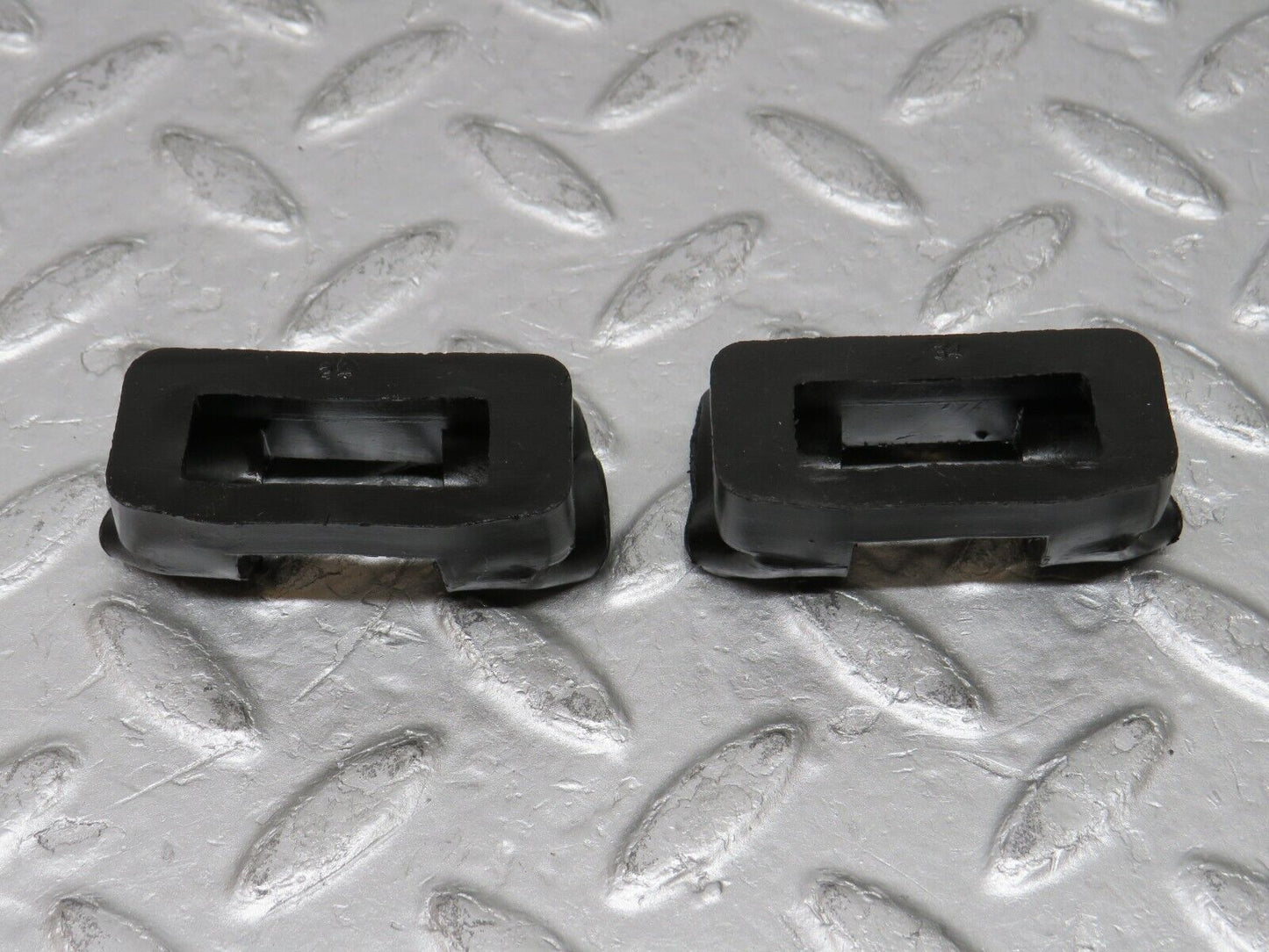 37745 Mercedes-Benz A124 320E Cabriolet Door Check Strap Rubber Seal Pair 2017270430