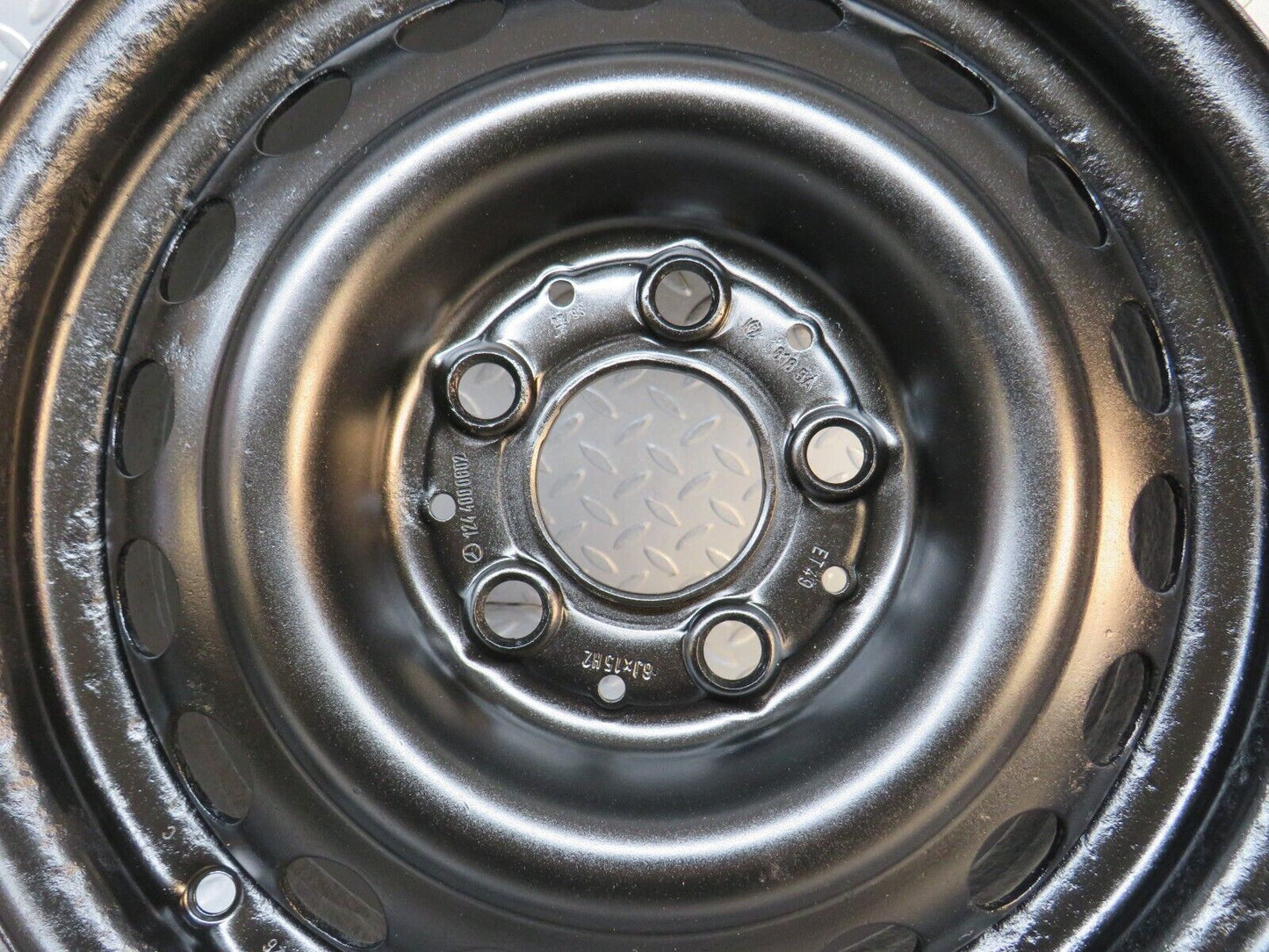 39528 Mercedes-Benz Steel Wheel Set 6Jx15H2 ET49 1244000602